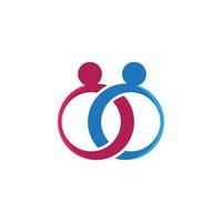 Community, network and social icon vector