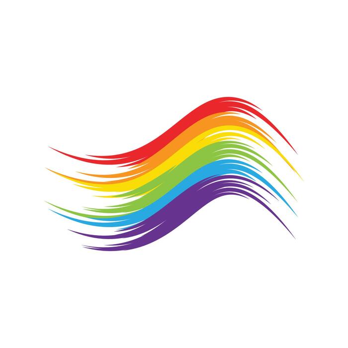 Rainbow Brush Stroke Vector Art, Icons, and Graphics for Free Download