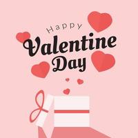 Happy valentine days vector