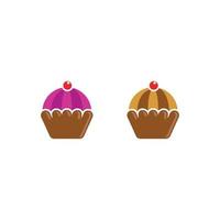 Cake sign icon vector illustration design template