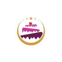 Cake sign icon vector illustration design template