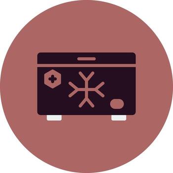 congelador vector icono