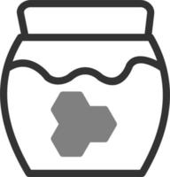 Honey Jar Vector Icon