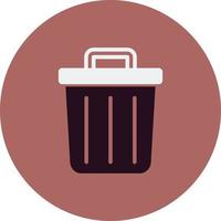 Trash Bin Vector Icon