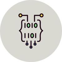 Binary Code Vector Icon