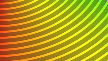 Digital Concept with Colorful - Rainbow - Stripes - Round Abstract Shape video