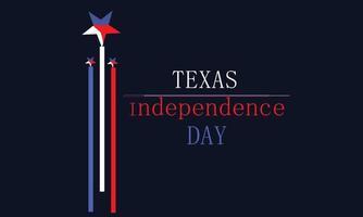 Texas Independence Day Background. Banner, Poster, Vector Illustration.