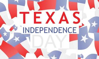 Texas Independence Day Background. Banner, Poster, Vector Illustration.