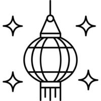 Lantern lamp which can easily edit or modify vector