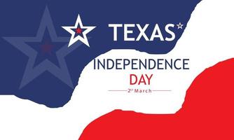 Texas Independence Day Background. Banner, Poster, Vector Illustration.