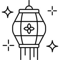 Lantern lamp which can easily edit or modify vector