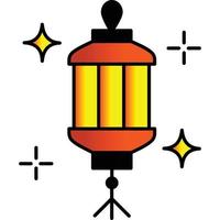 Lantern lamp which can easily edit or modify vector