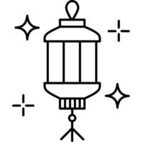 Lantern lamp which can easily edit or modify vector