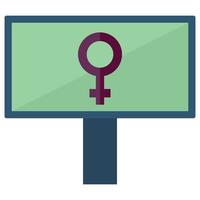 Female Banner which can easily edit or modify vector