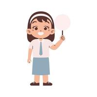 Indonesian high school student vector