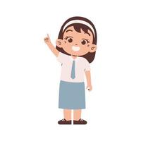 Indonesian high school student vector