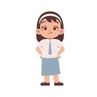 Indonesian high school student vector