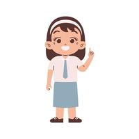 Indonesian high school student vector