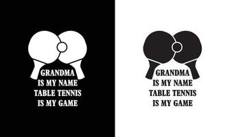 Ping Pong Table Tennis Quote T shirt design, typography vector