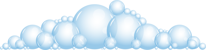 cartone animato sapone schiuma con bolle. leggero blu schiuma di bagno, shampoo, rasatura, mousse png