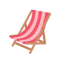 colorful beach chairs For relaxing by the sea on vacation png