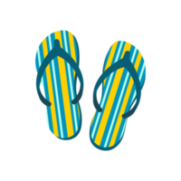 flip flop beach shoes Relaxing by the sea during the holidays png