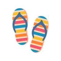 flip flop beach shoes Relaxing by the sea during the holidays png