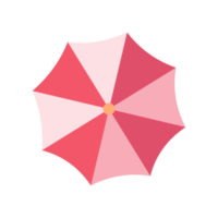 coloré plage parapluies pour protection de été plage chaleur. png