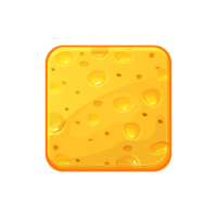 Platz Essen Käse Symbole png