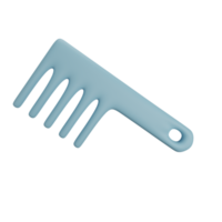 3d Rendering Minimalist comb for hair png