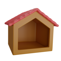 3d interpretazione casa per gatti e cani png