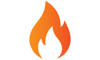 fuego icono en transparente antecedentes png