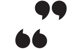 Quotation marks symbol. png Quotation marks symbol. illustration on transparent background PNG