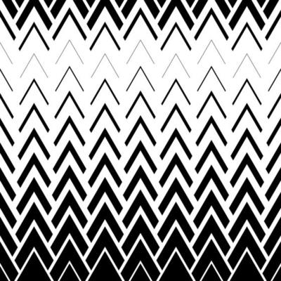 Seamless black and white zigzag pattern. Vector illustration.