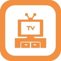 Watching Tv Vector Icon