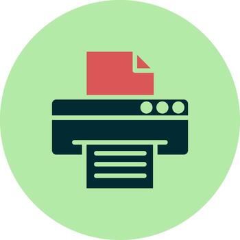 icono de vector de impresora