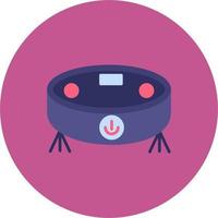 Robot vacuum cleaner Vector Icon