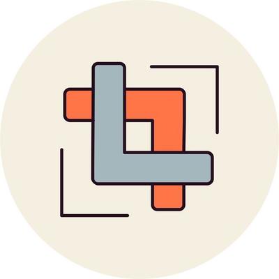 Crop Vector Icon