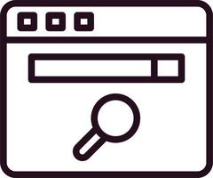 Search web page Vector Icon