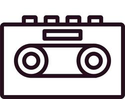 Tape Recorder Vector Icon