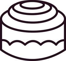 Cinnamon Roll Vector Icon