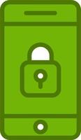 Mobile Security Vector Icon