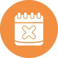 Cancel Event Vector Icon