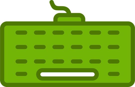 icono de vector de teclado de computadora