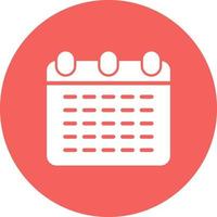 Monthly Calendar Vector Icon