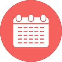 Monthly Calendar Vector Icon