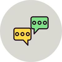 Chat Bubble  Vector Icon