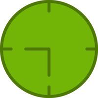 icono de vector de reloj de pared