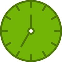 icono de vector de reloj de pared