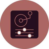 icono de vector de tocadiscos